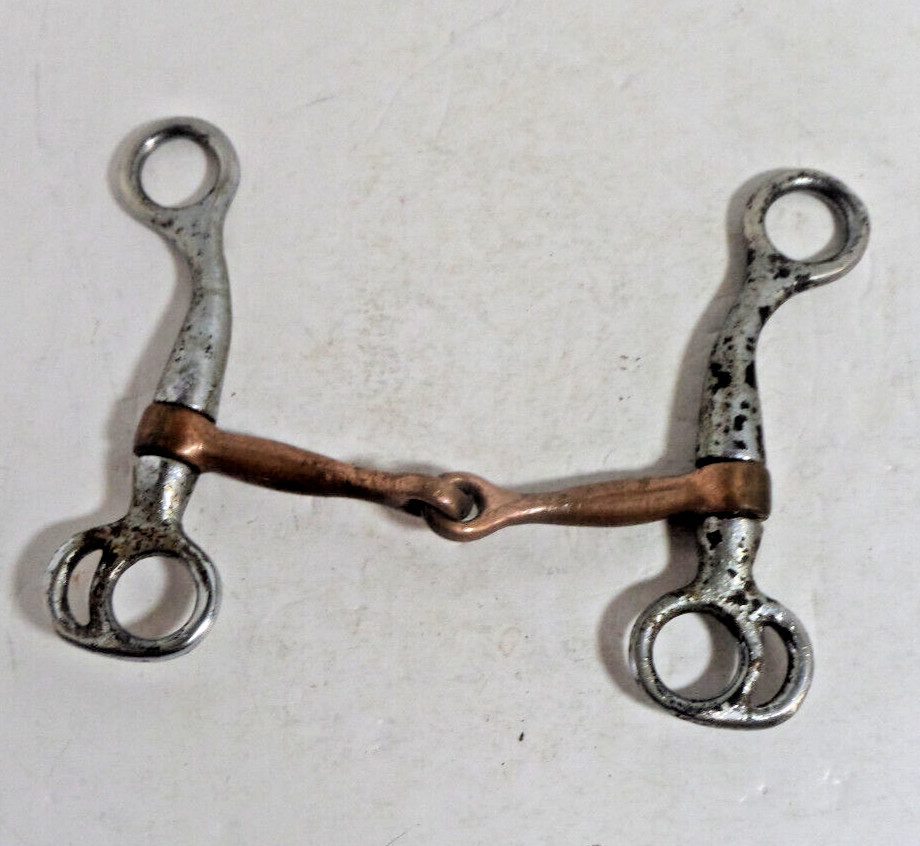 Horse bit steel copper