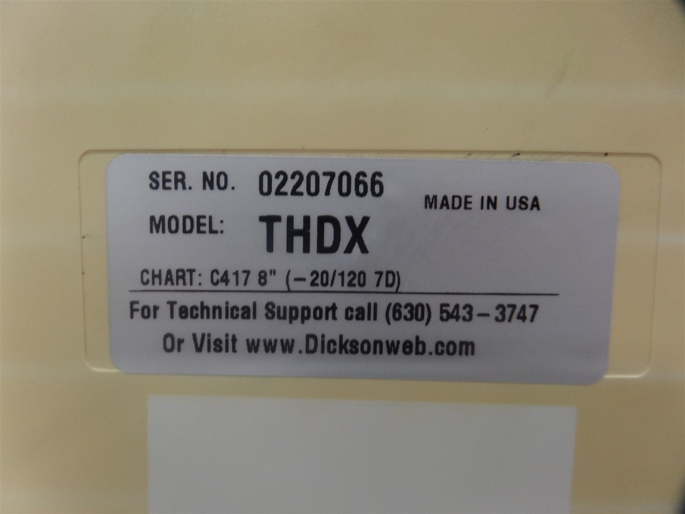 Dickson THDX Temperature and Humidity Chart Recorder