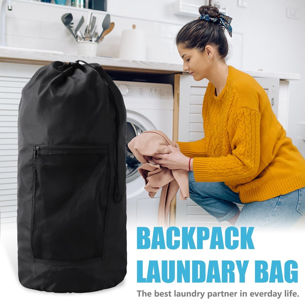 Laundry Storage Backpack Extra Large Capacity with Adjustable Straps for Student
