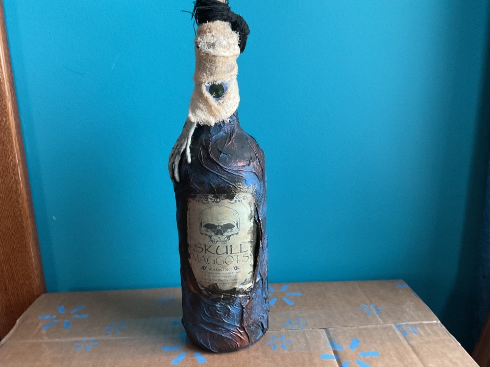 Apothecary Witch Potion Halloween Bottle Hand Made