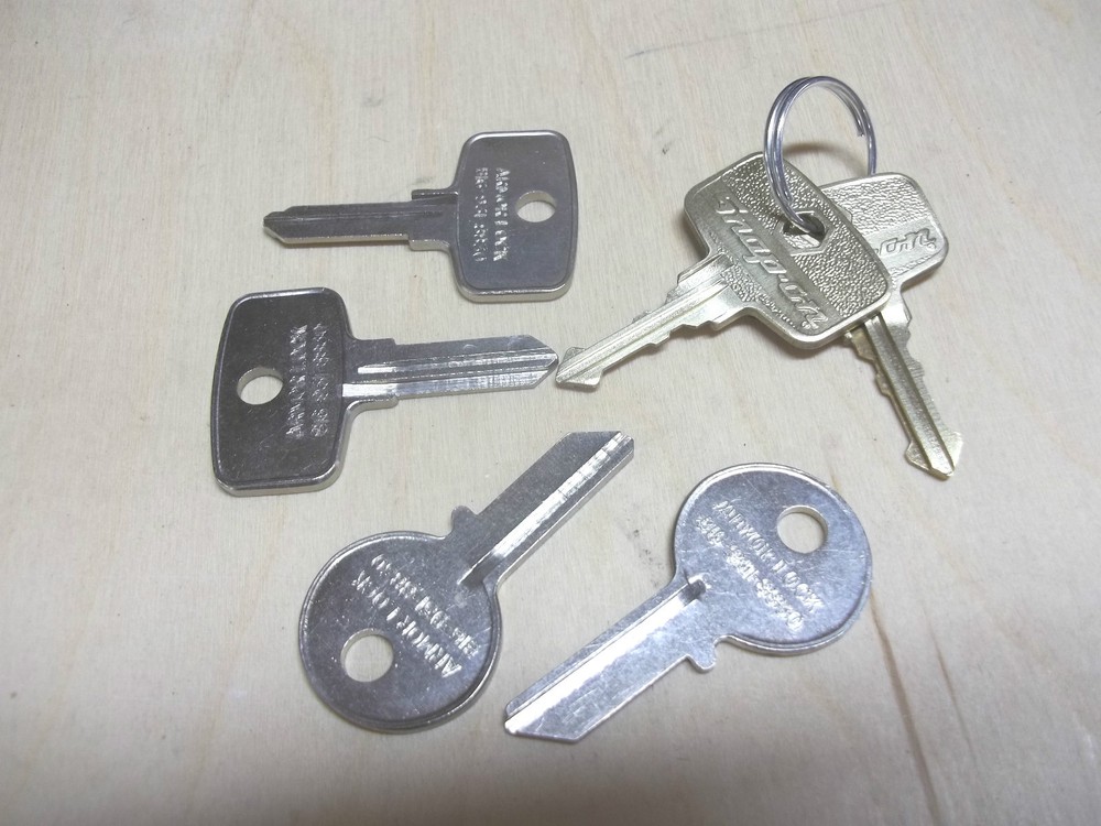 Snap-On-Tool-Box-Replacement-Keys-Cut to Your Specific Code-Locksmith Made-USA