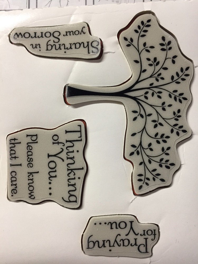 Stampin' Up! THOUGHTS & PRAYERS 2 Case Set - Perfect Sentiments #414