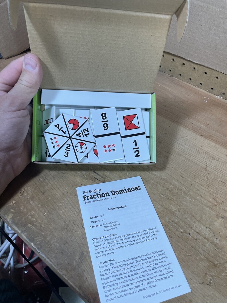 The Original Fraction Dominoes Learning Advantage