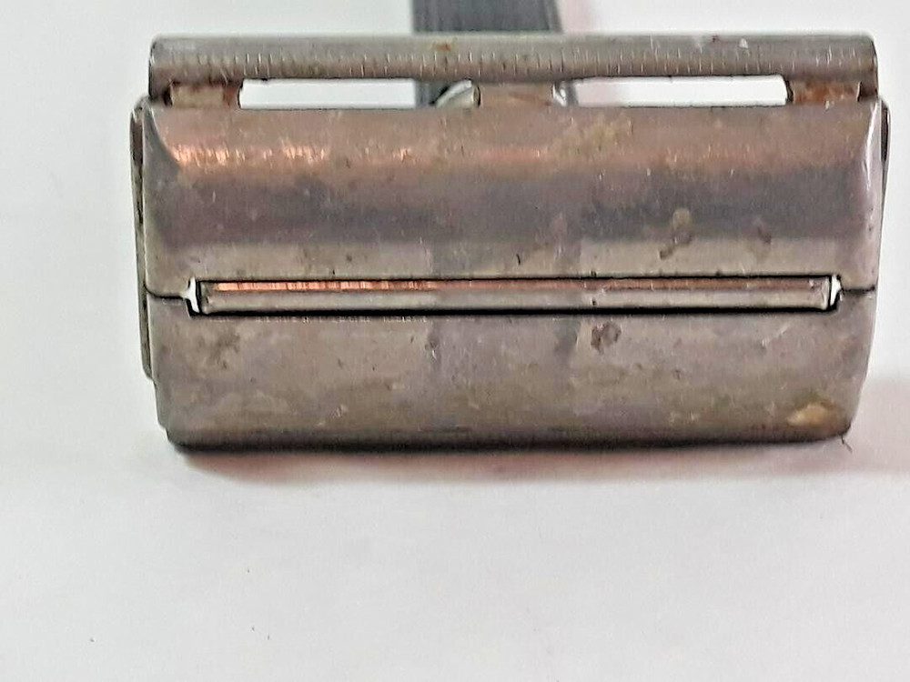 Vintage Gillette Razor, Black Handle, Flair Tip