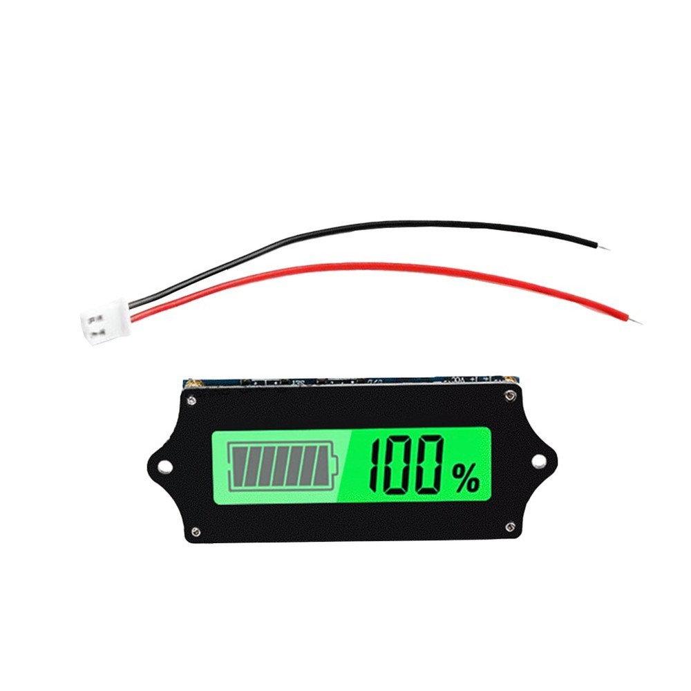 Batteries Capacities Monitored Easily with Compact LCD Design Features
