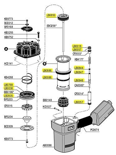 O-Ring Kit for Senco FramePro Nailer