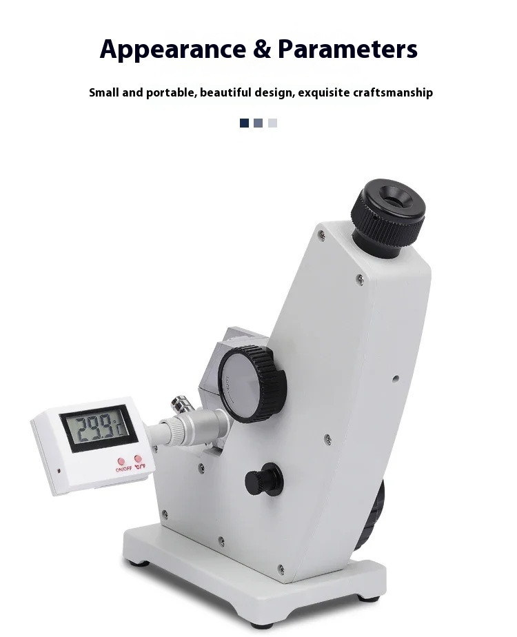Laboratory Concentration Meter 2WAJ Monochromatic Digital Brix Refractometer