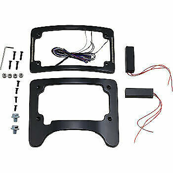 Custom Dynamics Turn Signal Eliminator/Illuminated Tri-Frame Gloss Black