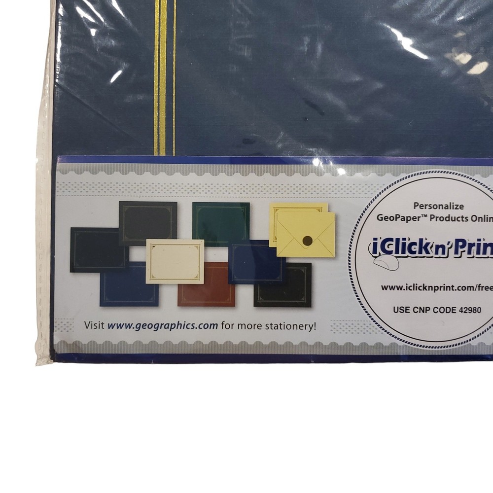 Document Covers Certificate Holder Oversized Embossed Linen Finish Geographics