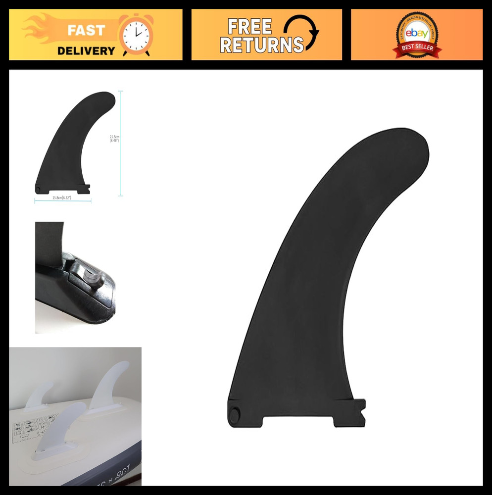 Replacement Paddle Board Lock Fin - Inflatable SUP Accessory, Quick Lock Center