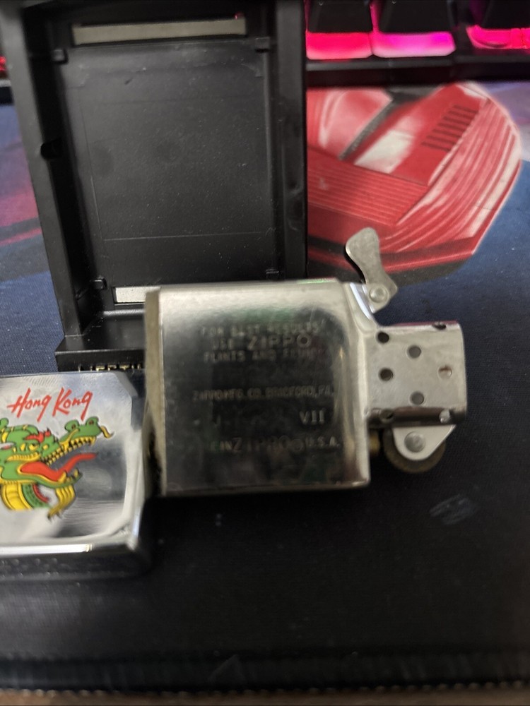 Zippo Lighter Hong Kong Never Struck/Filled
