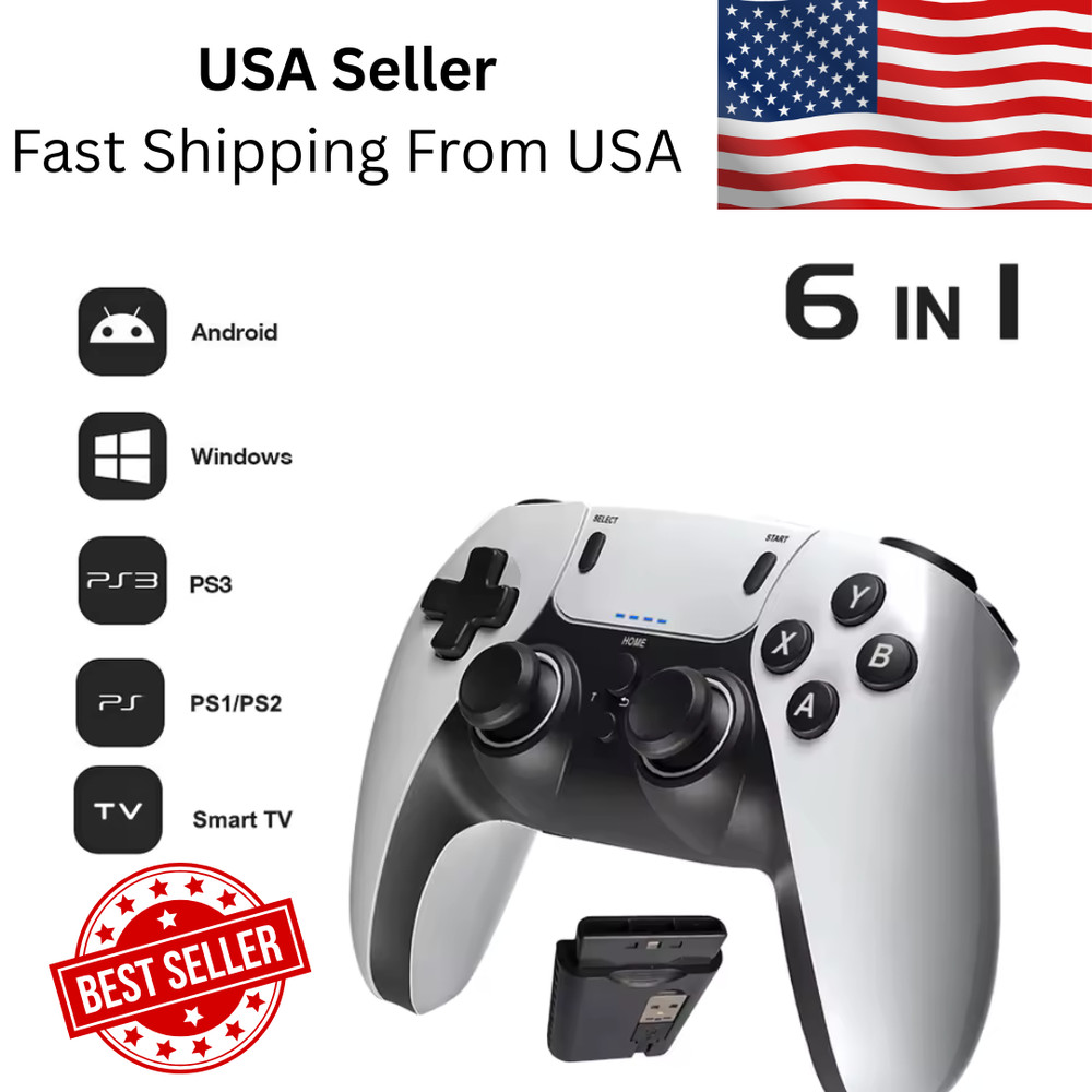 Multi Platform Wireless Gaming Controller for PS1 PS2 PS3 PC Android