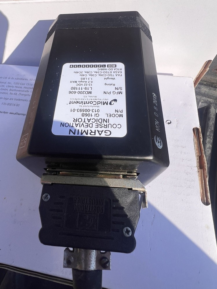 Garmin GI 106B Course Deviation Indicator (CDI) – 013-00593-01 - MD200-606 VOR