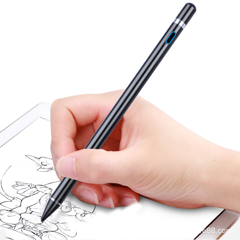 2PACK Black Stylus Pencil for iPad/iPhone/Android Phones Tablets Draw and Write