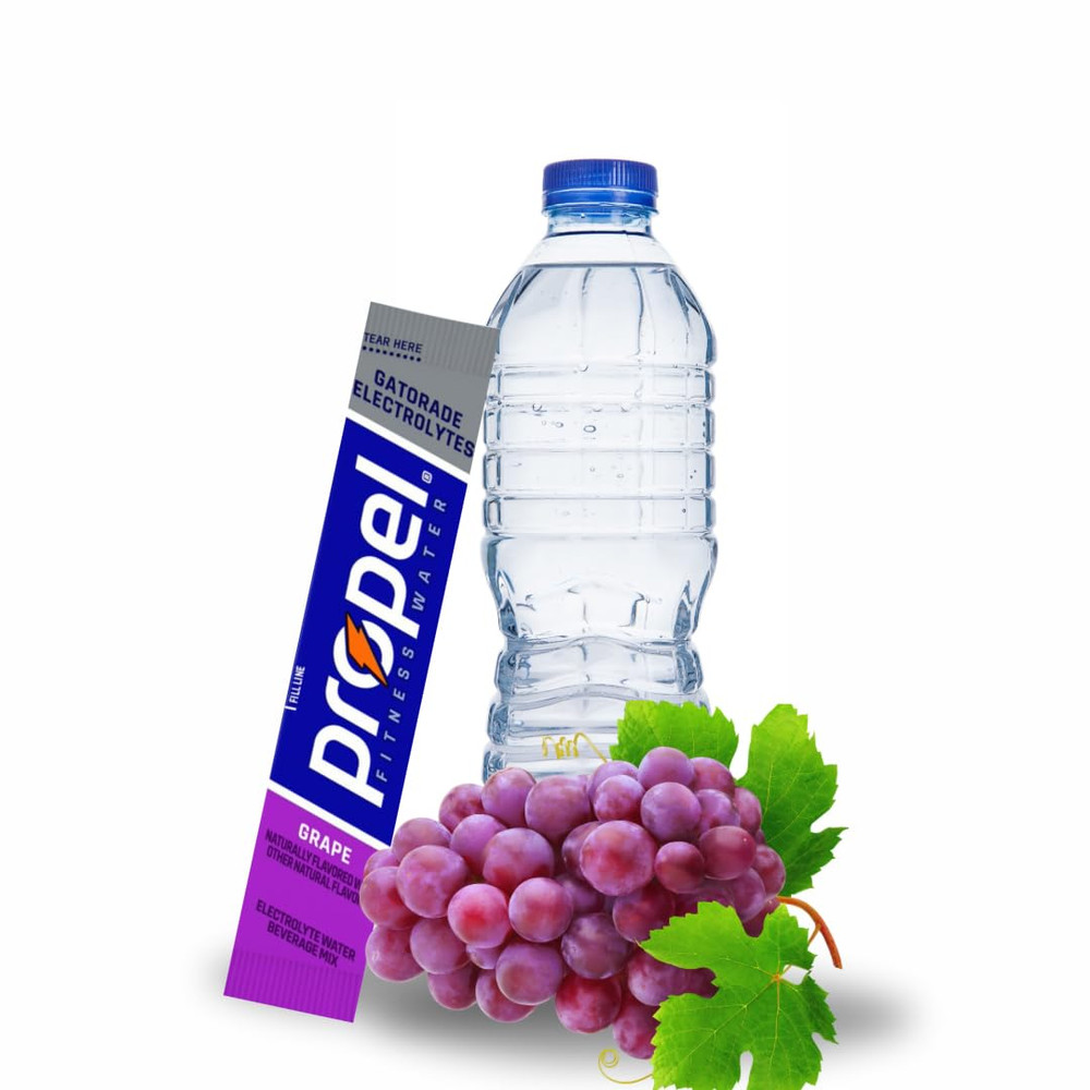 Propel Powder Packets Electrolyte Hydration - Zero Sugar - Electrolyte Water ...