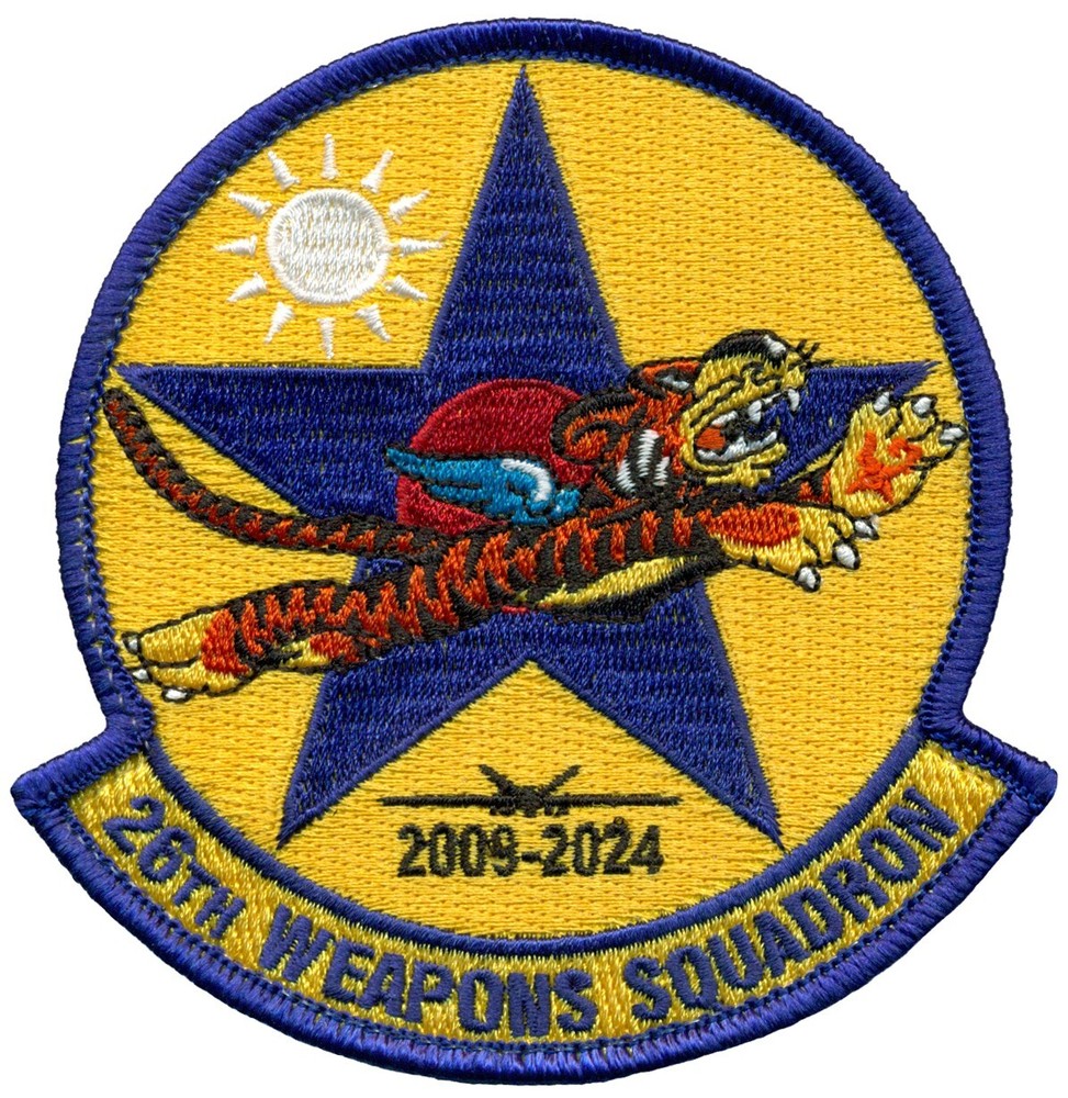 USAF 26th WEAPONS SQUADRON – 15th ANNIVERSARY PATCH
