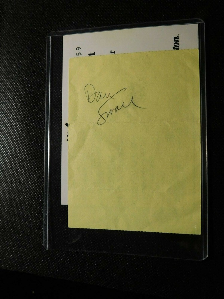 DAN SMALL AUTOGRAPH! c599XNS2