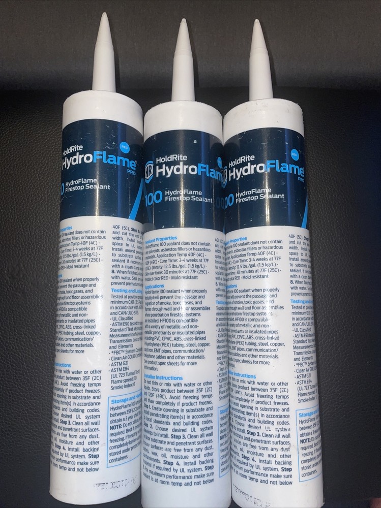 Holdrite HrdroFlame Pro 100 HydroFlame Firestop Sealant