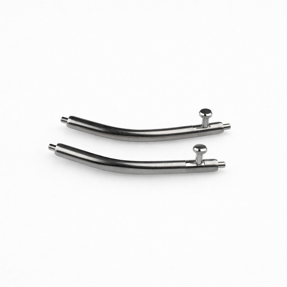 Curved Quick Release Spring Bars Swiss Standard - One Pair