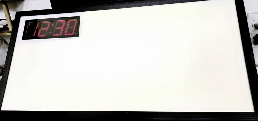 Led Clock Advertising , Replaceable Advertising  #051
