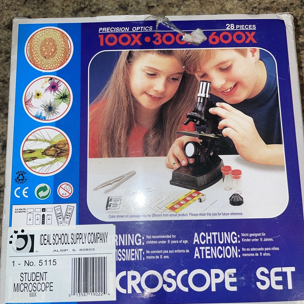 precision optics advanced laboratory kit 28 pieces microscope telescope science
