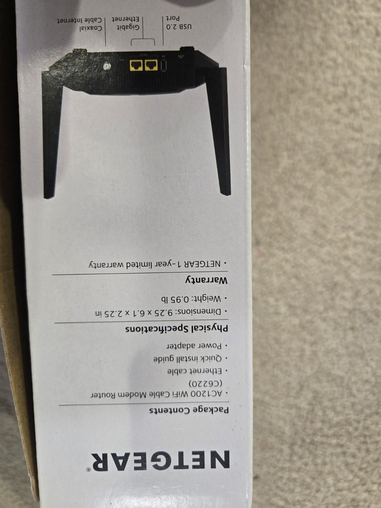 Netgear Wifi Cable Modem Router