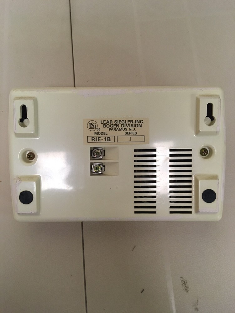 Bogen Intercom Remote Unit Model RIE-1B series I lear siegler