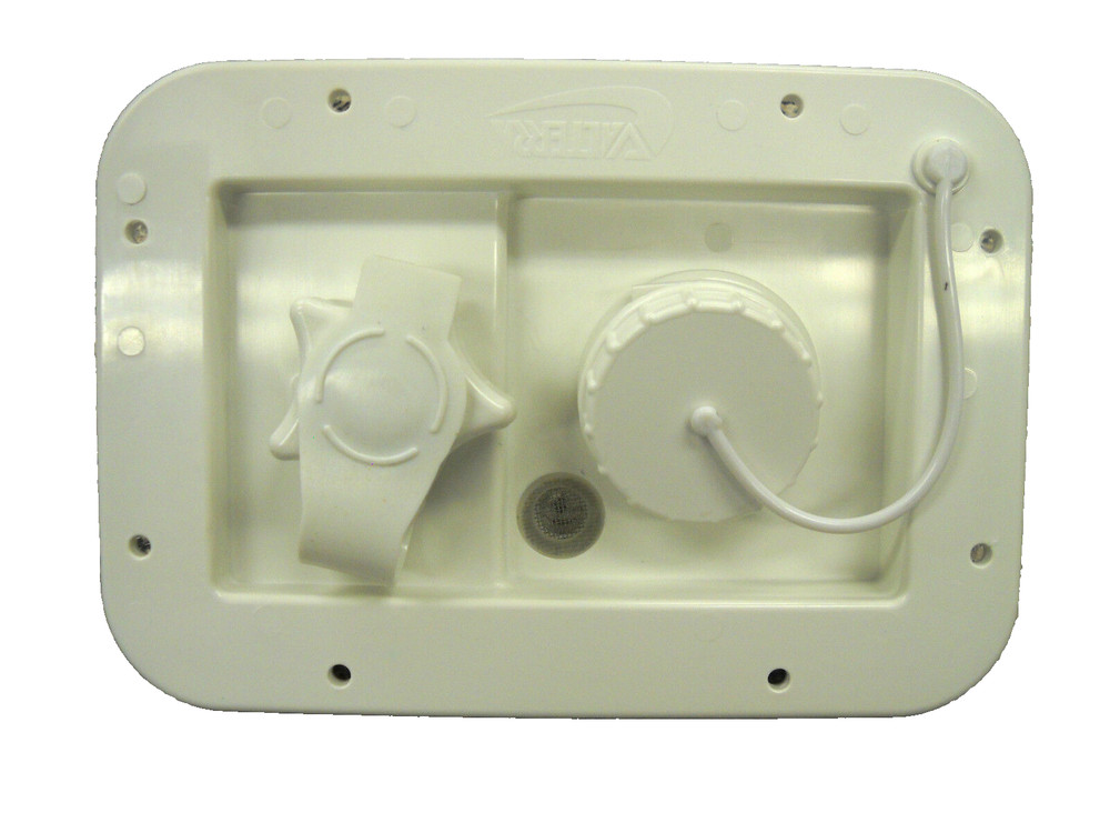 Valterra White Gravity City Water Inlet Hatch Camper Rv Trailer
