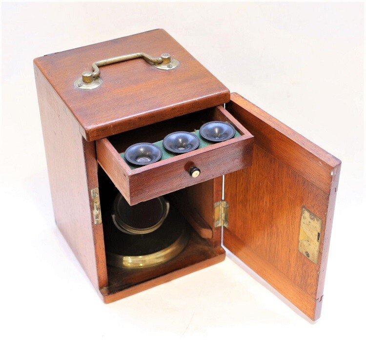 Baker dissecting simple microscope, London, ca. 1870