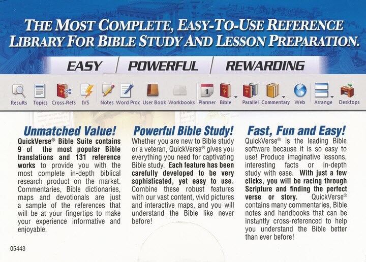Quickverse 10 Bible Suite Software for PC/MAC