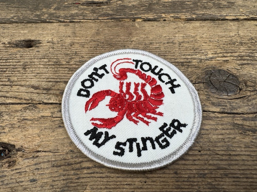 Scorpion Stinger Snowmobile Patch Vintage