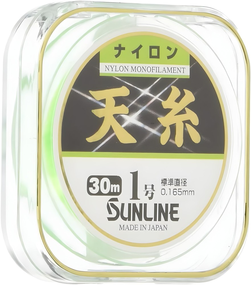 Sunline Nylon line stall thread 30m flash yellow green