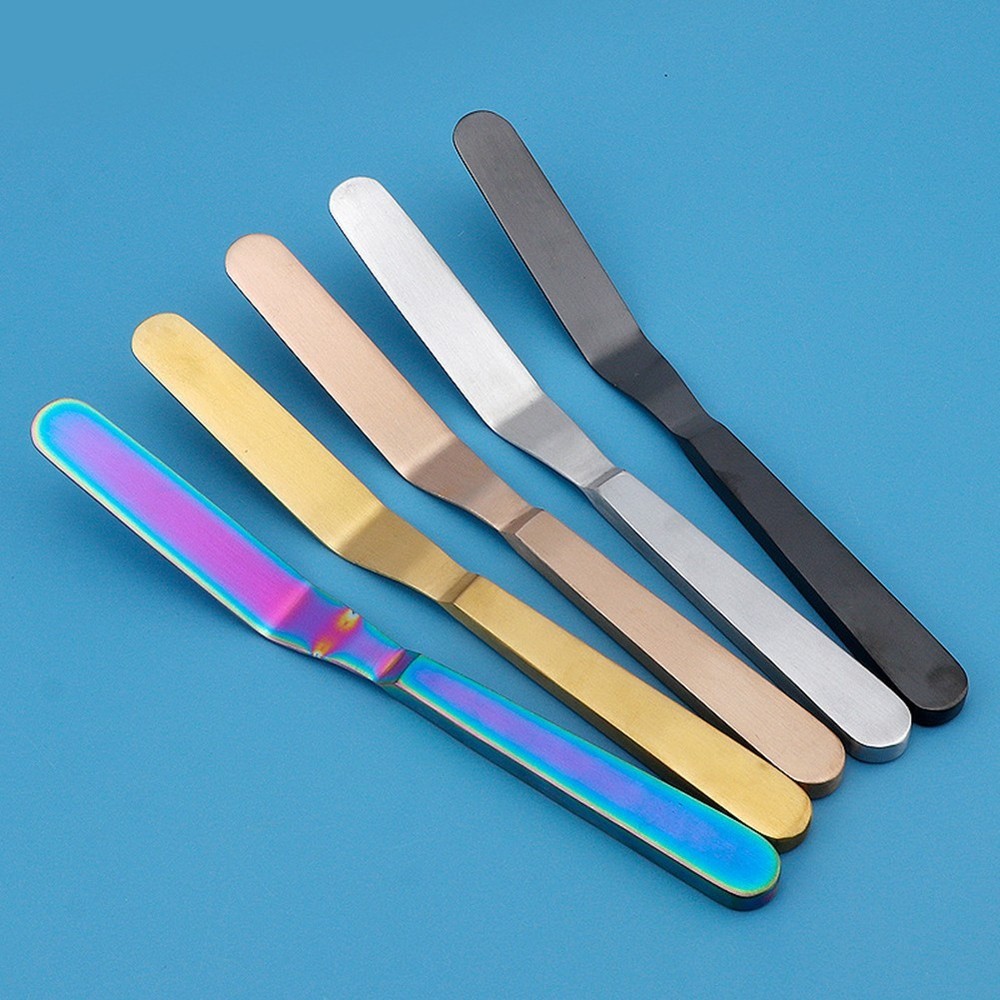 Easy Cleaning Solution Dishwasher Safe Offset Spatula for Quick Maintenance