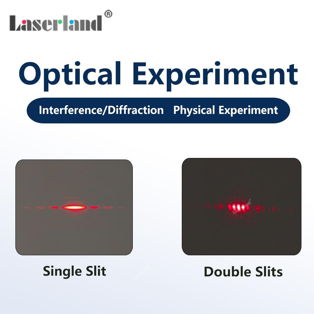 Young's Double-Slit Experiment, Single Slit, with Holder Observation Board Re...
