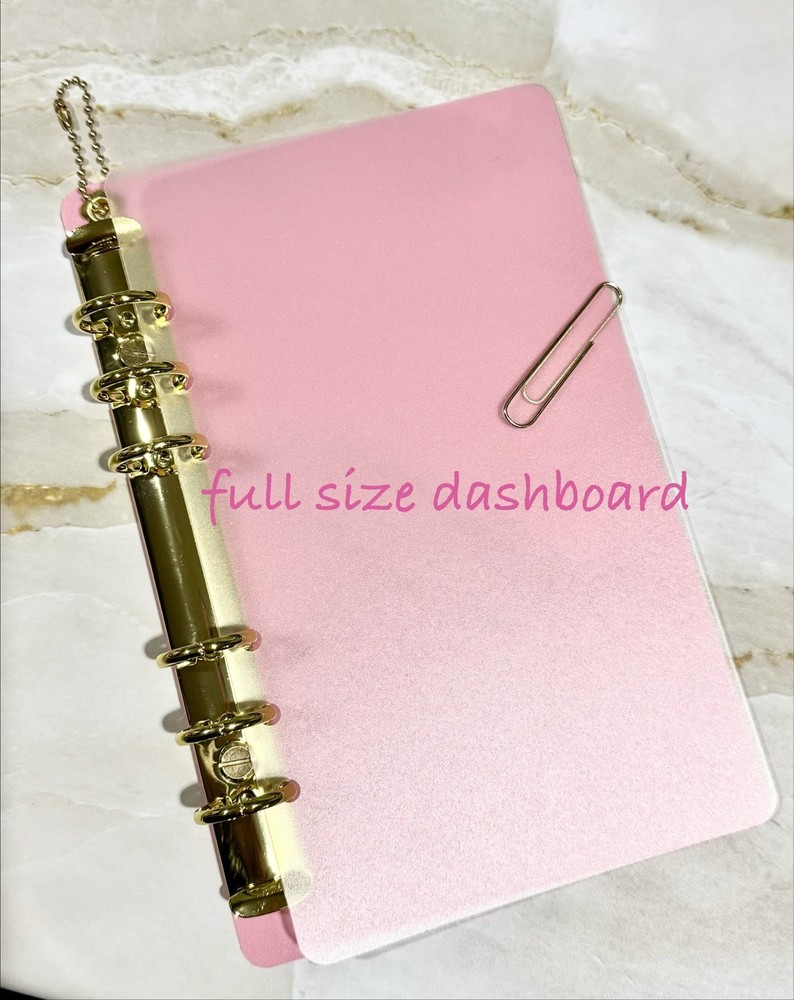 CLEAR INSERT / GOLD RINGS | COACH Notebook Binder Transition Insert