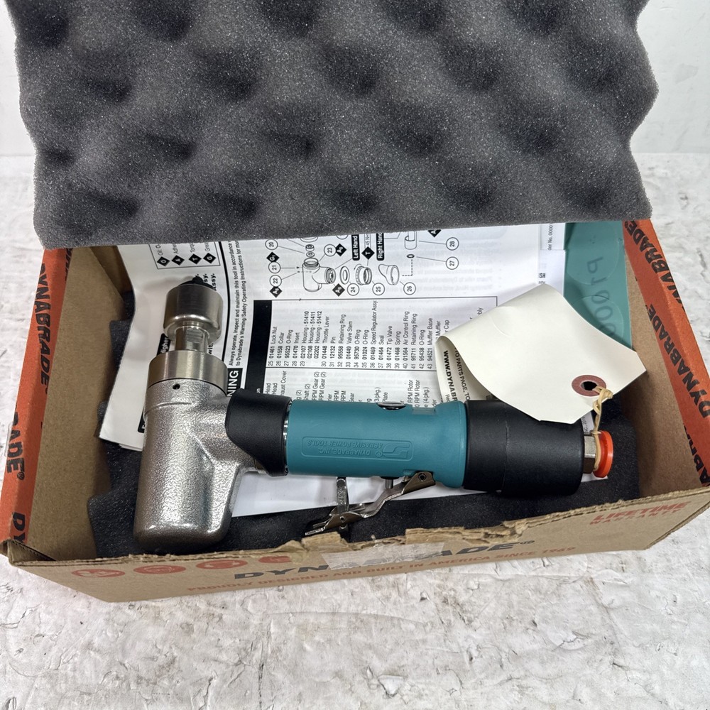 Dynabrade 51410 7° Offset Mini Dynorbital Random Orbital Sander 3/16" NEW