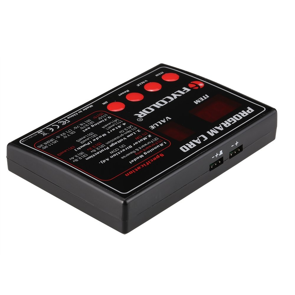 Flycolor Programming Card For RC Boats ESC Electronic Speed Controller Upgrade