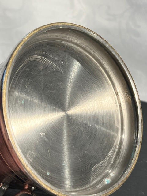 Vtg. Sugar bowl Silver Plated covered Engraved double handle