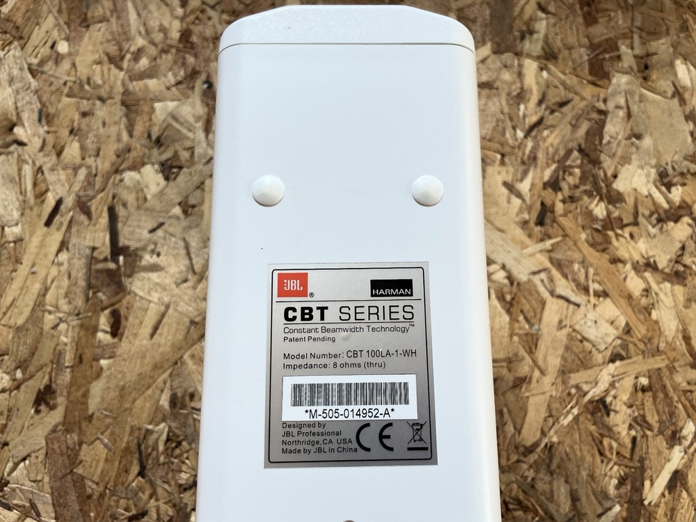 JBL CBT 100LA-1-WH COLUMN LINE ARRAY LOUDSPEAKER