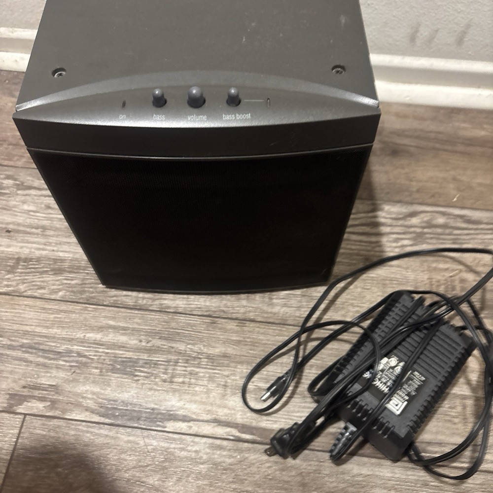 Monsoon MM-1000 Computer subwoofer & Power Cable ONLY - Tested Works!