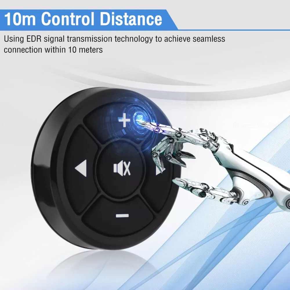 New Universal Wireless Car Remote Control Button Smart Steering Wheel Controller