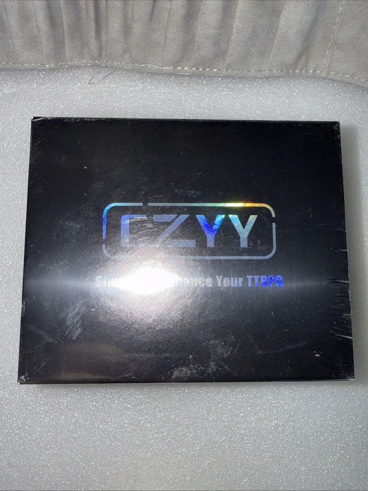 CZYY Metal Polyhedral Bullet. Tabletop Game Red New.