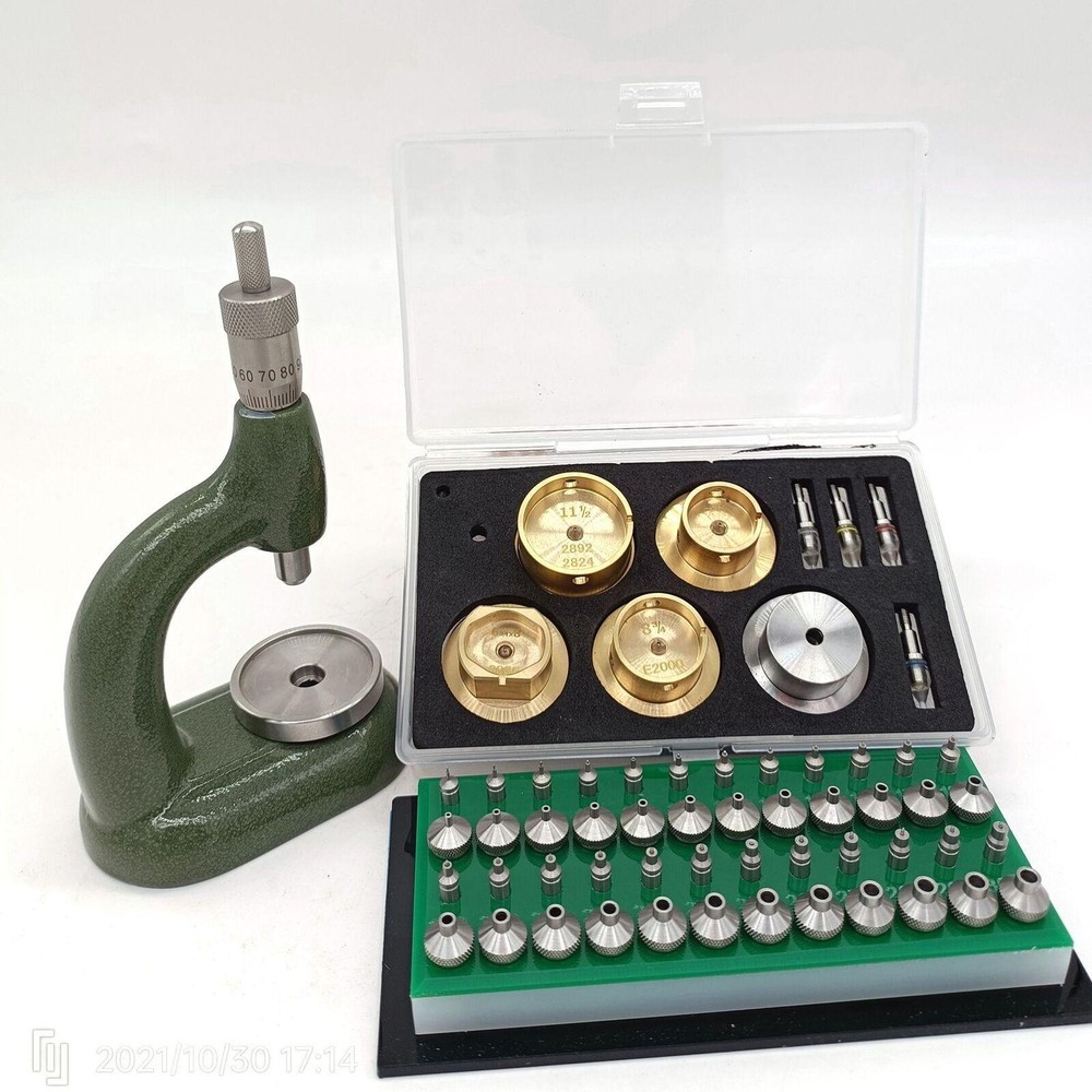 Watchmaker With Micrometric Screw 4mm & 4mm Watch Needle Installing Fitting Tool