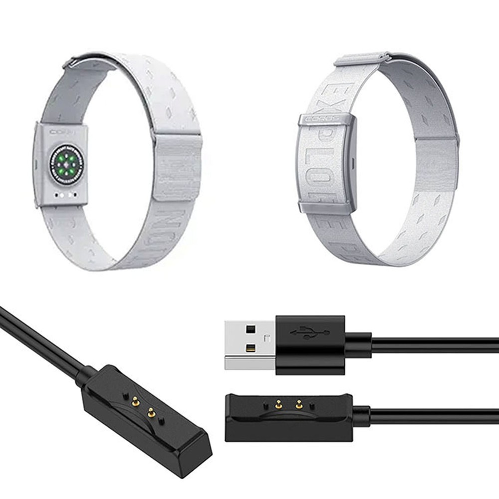 Black Magnetic Interface Charging Cables for COROS Heart Rate Strap Arm Straps