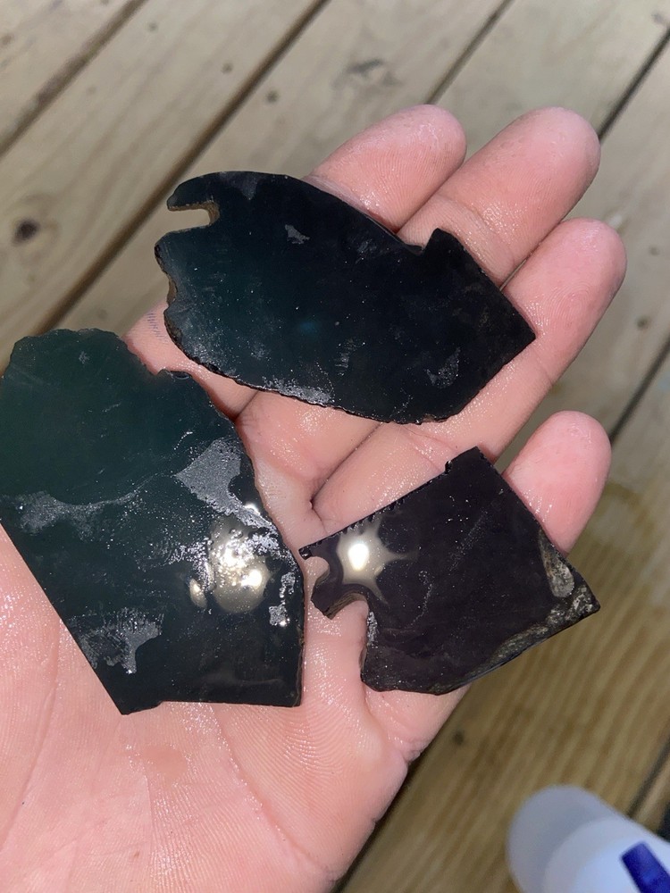 Rainbow Obsidian Slabs 62 Grams