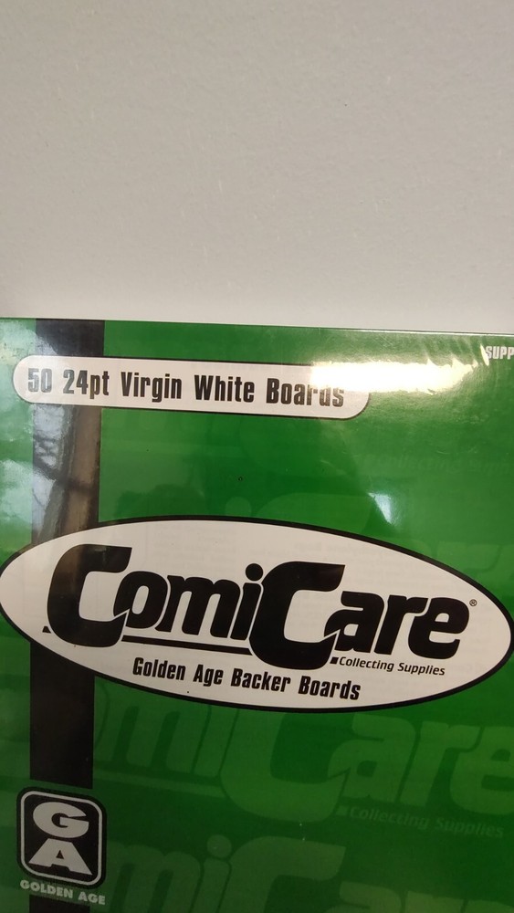 100 GA Comicare Comic Bags Polypropylene and 50 Comic Backing Boards