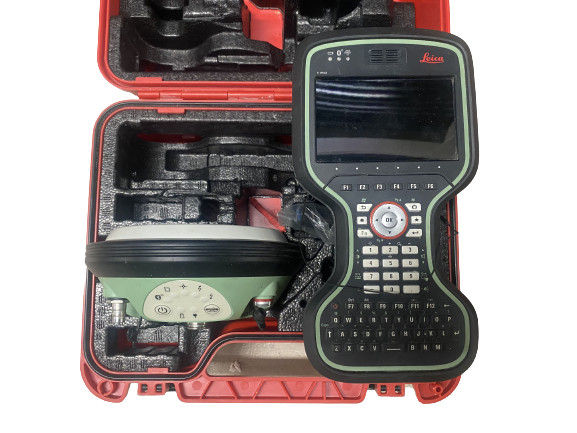 Leica GS14 High Precision GNSS GPS w/ CS20 Data Collector Controller