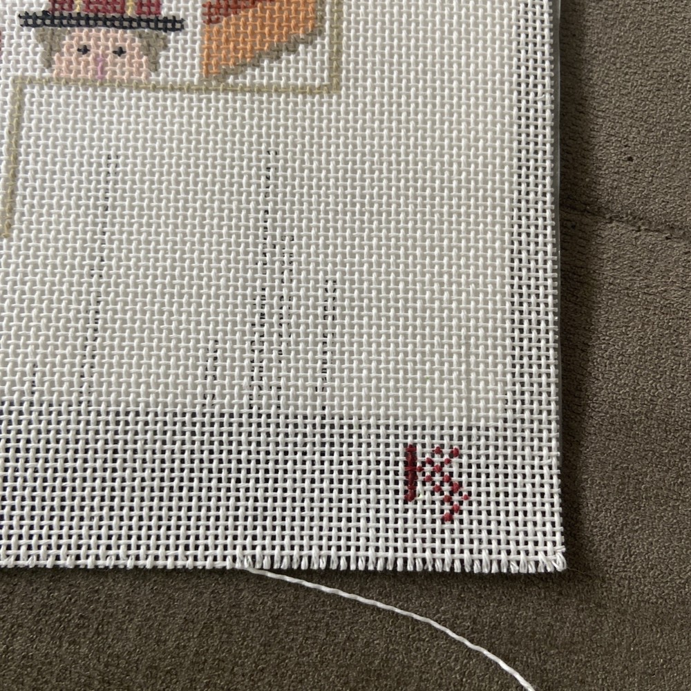Kathy Schenkel Tiny Cube Thanksgiving Fall Needlepoint Canvas TC116