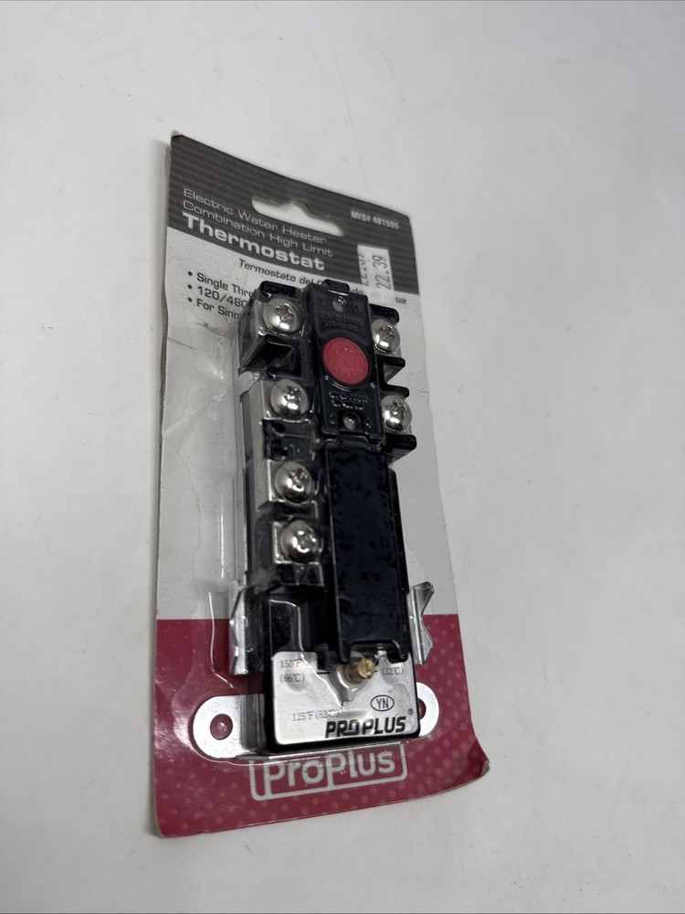ProPlus 481555 Electric Water Heater Combination High Limit Thermostat NEW NOS
