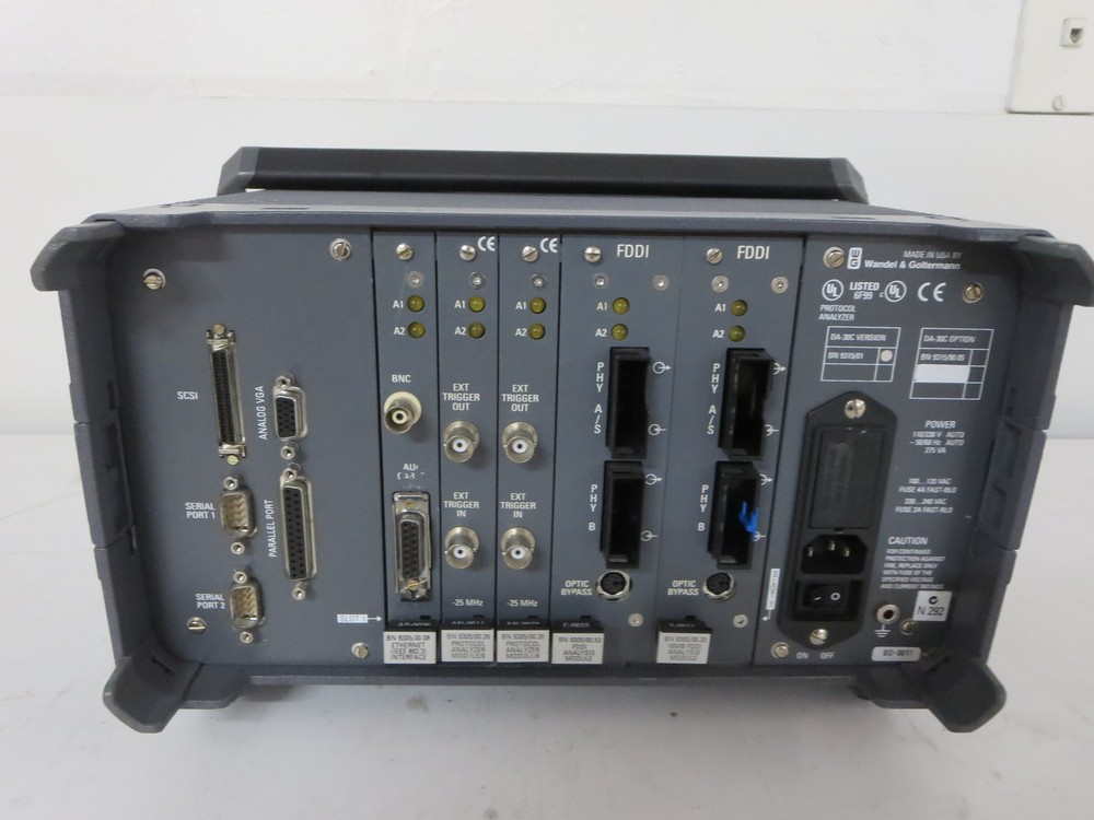 WANDEL & GOLTERMAN DA-30C INTERNETWORK ANALYZER WITH WINDOWS 95